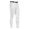 Pantalón de hombre Urano en algodón elástico Equestro - Blanco
