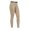 Pantalón de mujer Selene de algodón elástico Equestro - Beige