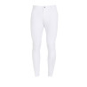 Pantalón ajustado con grip integral para hombre Aria Equestro - Blanco