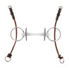 Mors de gag en cuerda Equestro - Marrón oscuro