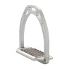 Estribos de aluminio con base inclinada Pro HPS Equestro - Plata