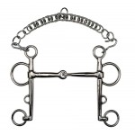 Pelham partido de acero niquelado