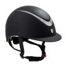 Casco unisex con armazón brillante Galaxy Equestro - Negro / plata brillante