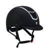 Casco ultraligero con armazón pulido Eclipse Equestro - Negro / plata