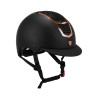 Casco Eclipse con strass Equestro - Negro / oro rosa