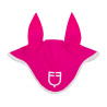 Caperuza anti-moscas de tejido técnico con logo GP Equestro - Fucsia / blanco