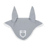 Caperuza anti-moscas de tejido técnico con logo GP Equestro - Gris / blanco
