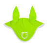Caperuza anti-moscas de tejido técnico con logo GP Equestro - Verde lima / blanco