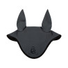 Gorro antimoscas de lycra con logotipo de silicona Acavallo - Dorado ahumado / negro