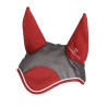 Gorro antimoscas de algodón antibacteriano Equestro - Gris / rojo