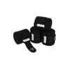 Bandas de polo transpirables pony Trim por 4 Equestro - Negro / negro