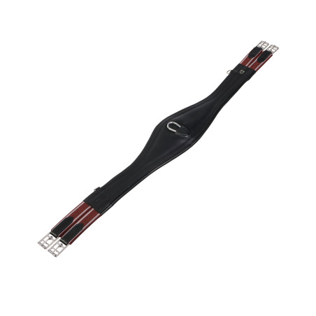 Cinta de obstáculos de cuero con bandas elásticas Amelie Equestro