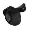 Silla de salto de cuero martillado Supreme Evolution New Equestro - Negro