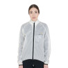 Chaqueta unisex cortavientos e impermeable Equestro - Blanco
