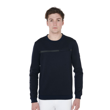 Sudadera de interlock para hombre con cuello redondo Equestro