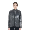 Chaqueta unisex cortavientos e impermeable Equestro - Negro