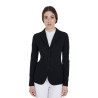 Chaqueta de concurso de 3 botones para mujer Elegance Equestro - Negro