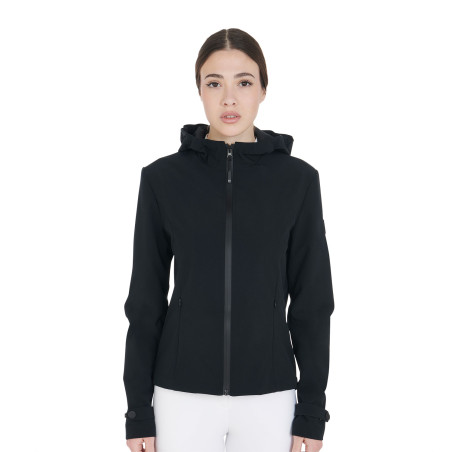 Chaqueta softshell entallada con cremallera cortaviento para mujer Equestro