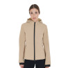 Chaqueta softshell entallada para mujer con bolsillos ocultos Equestro - Beige