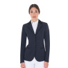 Chaqueta de concurso de 3 botones para mujer Elegance Equestro - Americana marina