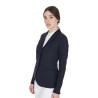 Chaqueta de concurso de 3 botones para mujer Elegance Equestro - Marino