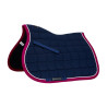 Silla para poni White Trim Equestro - Azúl marino / fucsia