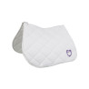 Sudadero de salto con logo multicolor GP Equestro - Blanco / blanco / dalia violeta