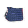 Almohadilla de salto con ribetes en contraste Red Trim Equestro - Marino / rojo / gris