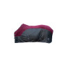Manta antimoscas Comfort con forro polar HKM - Rojo oscuro / negro