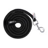 Longe Carlotta con mosquetón HKM - Negro