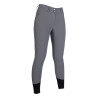 Pantalón de mujer Tampa con rodilleras de silicona HKM - Gris