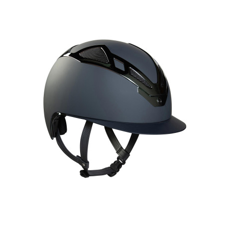 Casco Apex Cromo Azul Marino Mate Suomy