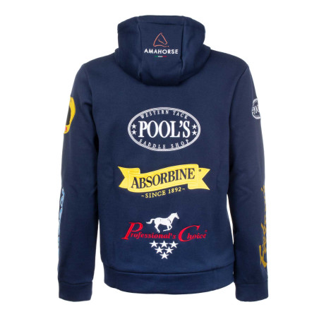 Sudadera con Capucha Unisex Multilogo Pool's