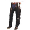 Chaps Western PullUp con Flecos Lakota - Castaño