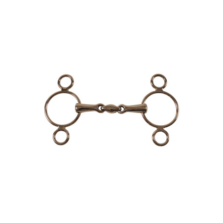 Mordaza de Acero Inoxidable con Doble Articulación Umbria Equitazione