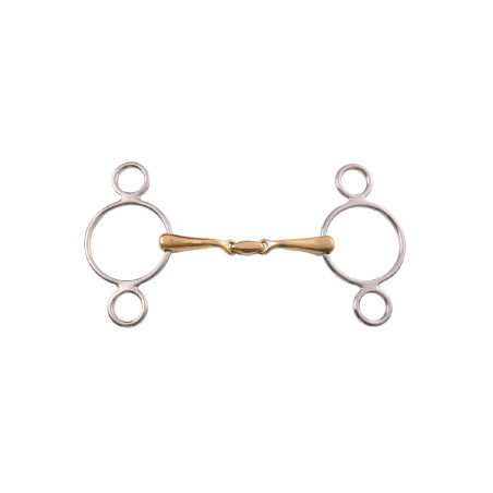 Mors Pessoa 3 Anillas con Doble Articulación 16 mm Umbria Equitazione