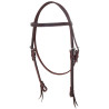 Bridon Cross Over Pool's 23755 con Grabado Serpiente Pool's - Castaño