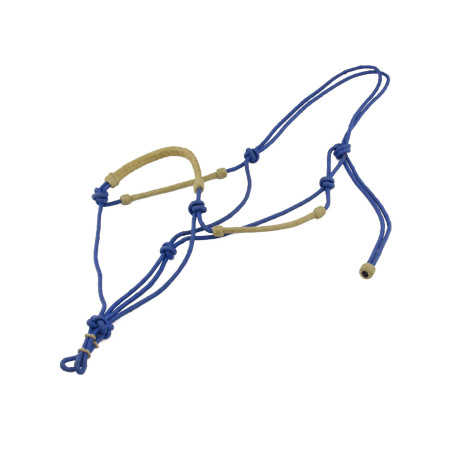 Cabezada etológica anudada con Rawhide Pool's