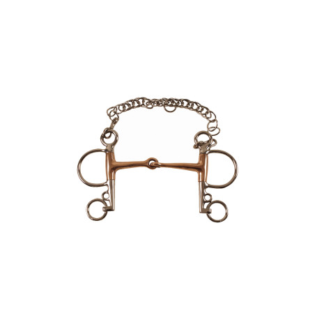 Mors Pelham Completo con Embocadura de Cobre Umbria Equitación