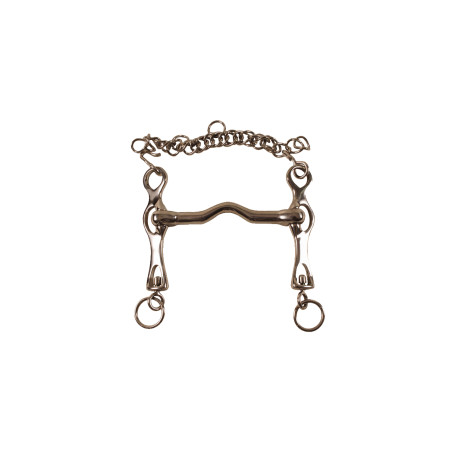 Muserola de adiestramiento completa con ramas planas Umbria Equitazione