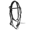 Brida Recta de Cuero con Riendas Lakota - Negro