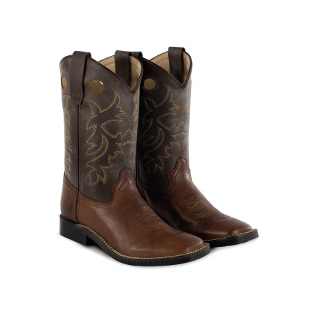 Botas Western para Niño Modelo Square Brown/Choco Pool's
