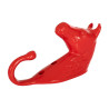 Gancho para Cabezada Cabeza de Caballo en Aluminio de Color Umbria Equitazione - Roja
