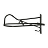 Soporte de Silla Western de Pared Fijo Umbria Equitazione - Negro