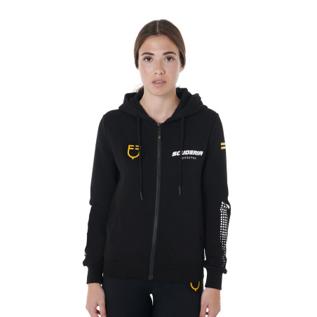 Sudadera con Capucha con Cremallera para Mujer Scuderia Equestro Equestro