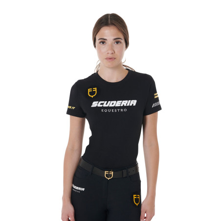 Camiseta Mujer Scuderia Equestro de Algodón Equestro