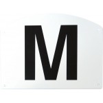 Set de 12 letras de picadero base de plástico