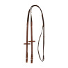 Riendas de nailon con hebillas de cuero Acavallo - Coñac