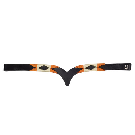 Frontal de cuero con decoración navajo Equestro