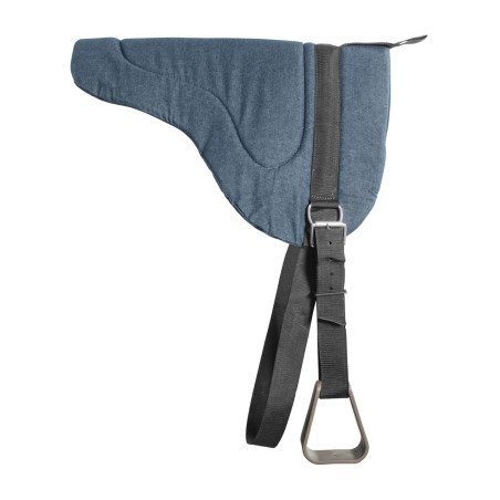 Alfombra de montar a pelo con estribos y cincha Lakota